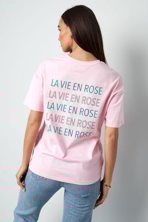 Tişört la vie en rose h5 Resim6